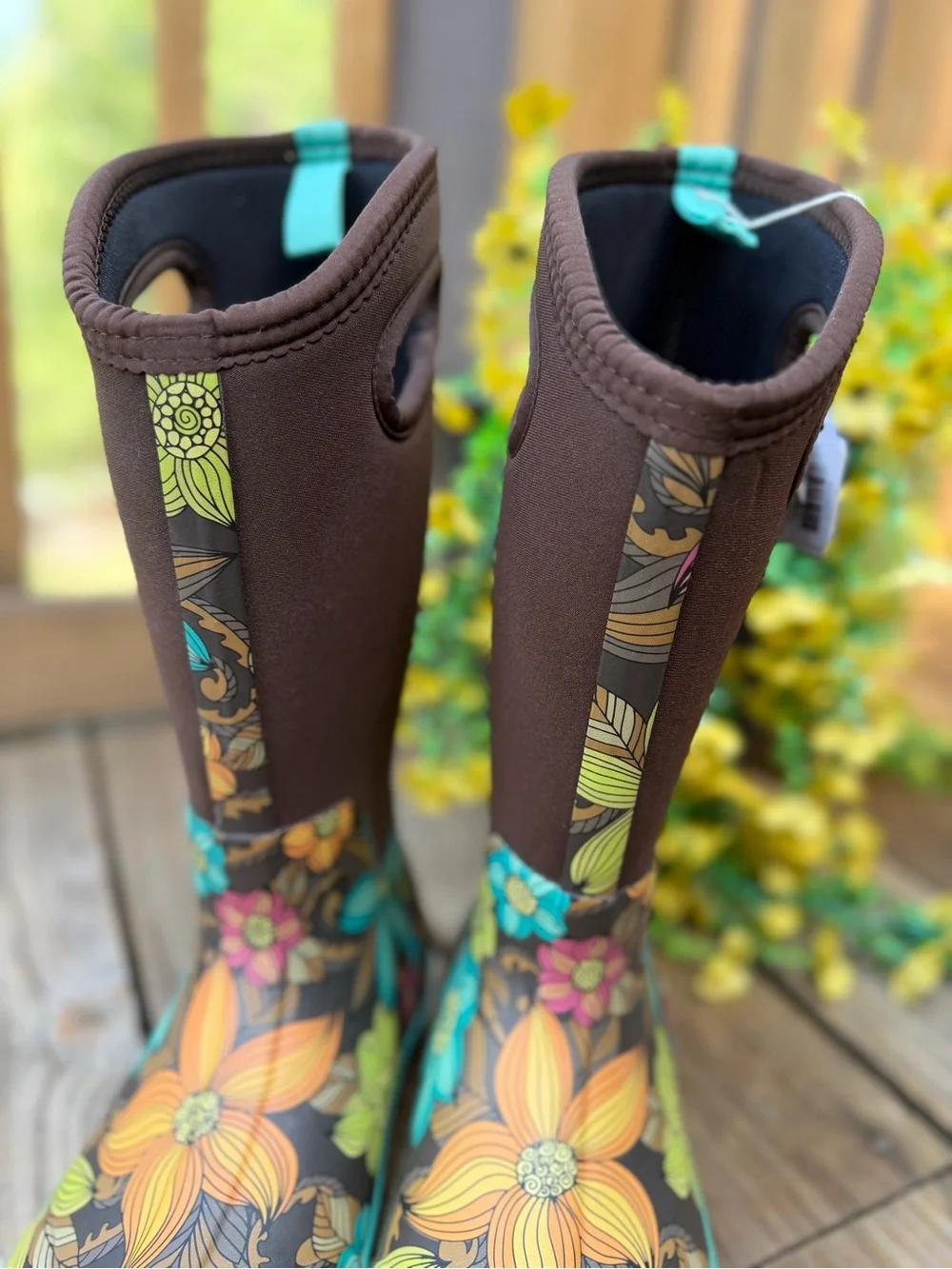 BOGS Floral Waterproof Garden Boots ⭐️NWT Outdoors Rain Gardening